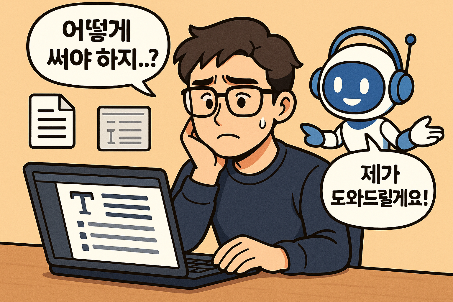 장문 작성 도구 구조 분석