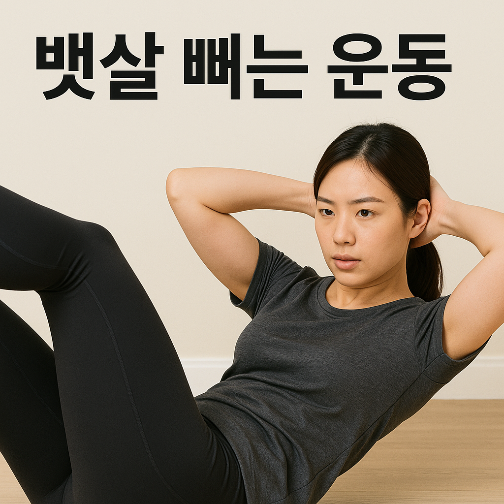 뱃살 감량 운동