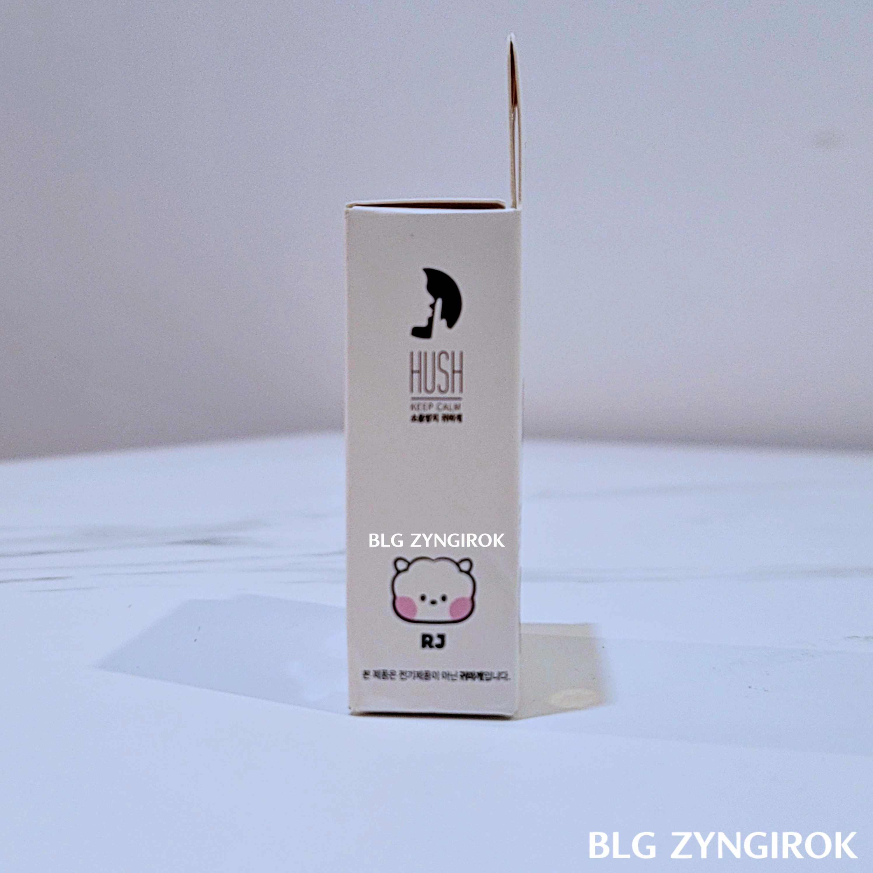 BT21 소음방지 귀마개 - 상자 옆면 모습이다.