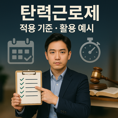 탄력적 근로시간제 적용 기준과 활용 예시