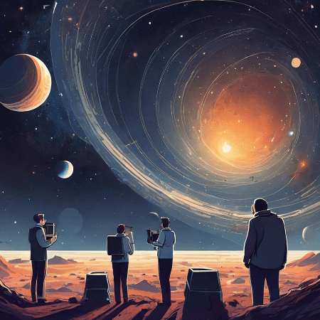 천문학적 연구 상상