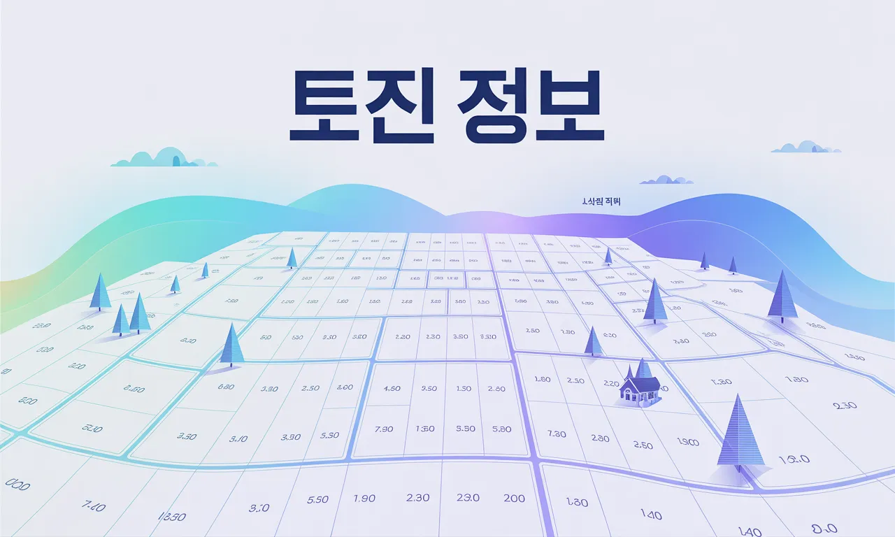 토지 지적도 보는 법