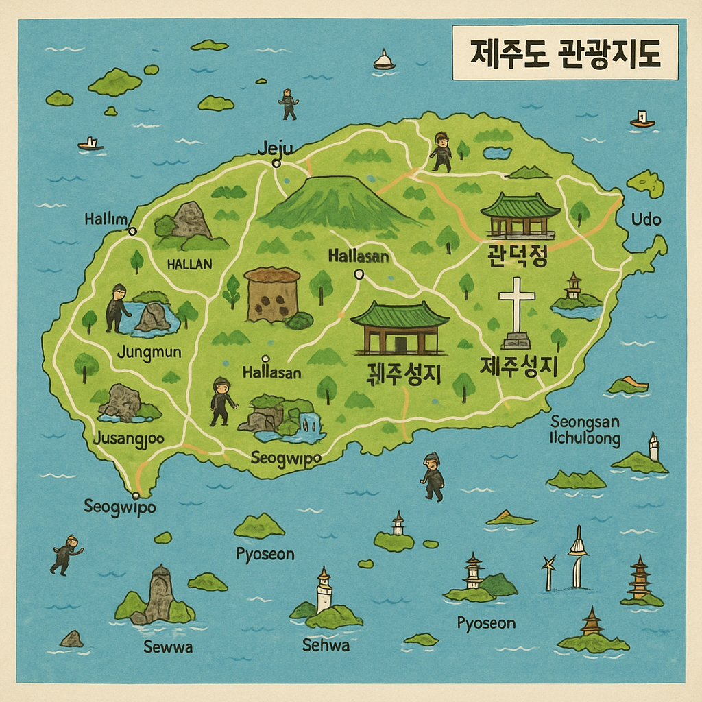 제주도 지도