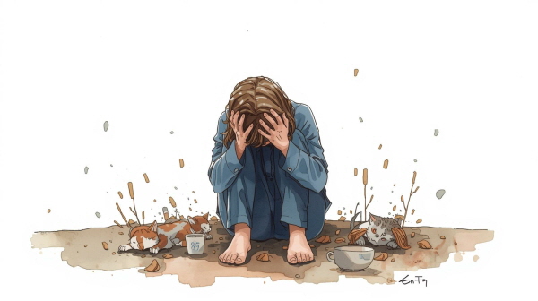 늘 상황을 장악하고 싶어 하지만, 통제할 수 없는 변수가 생길 때 무력감을 크게 느낍니다에 관한 그림