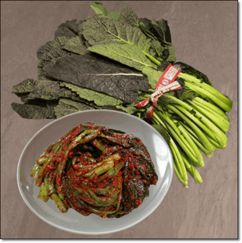 겨자잎 먹는 법