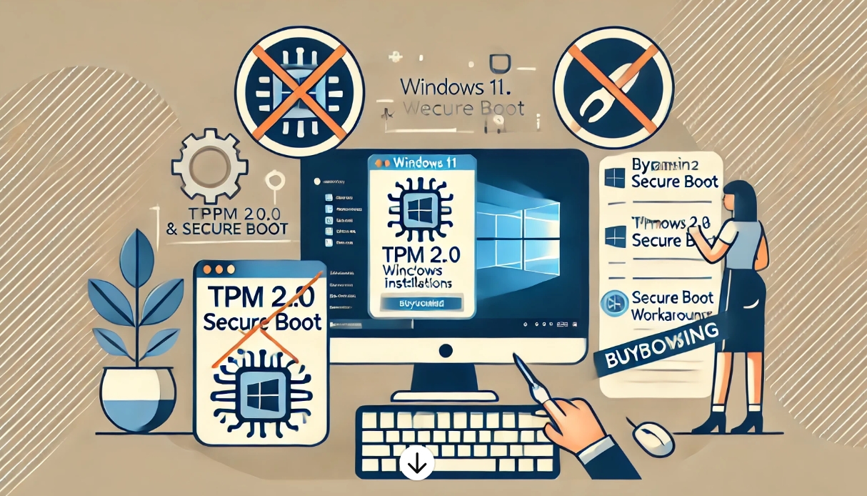TPM 2.0을 우회하여 Windows 11 설치하기