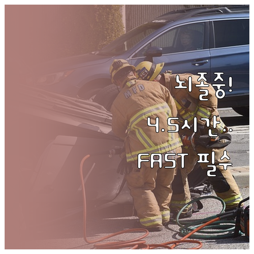뇌졸중 골든타임 4.5시간 FAST ..
