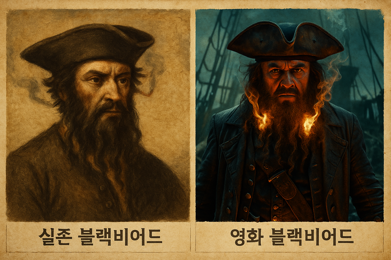 실존 인물 에드워드 티치와 퀸앤즈 리벤지