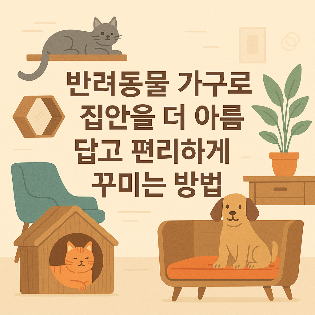 펫 인테리어로 집안 꾸미기