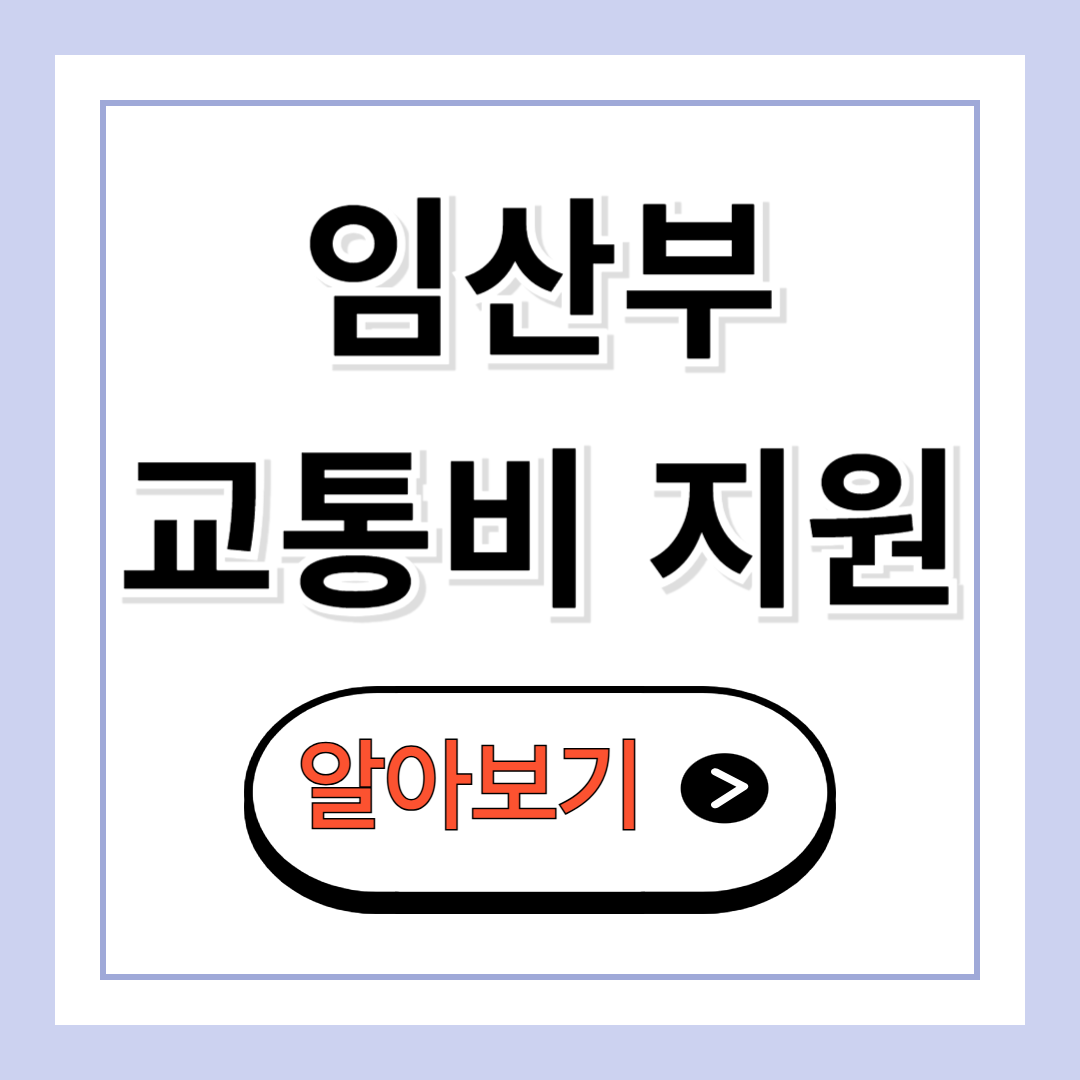 임산부 교통비 지원