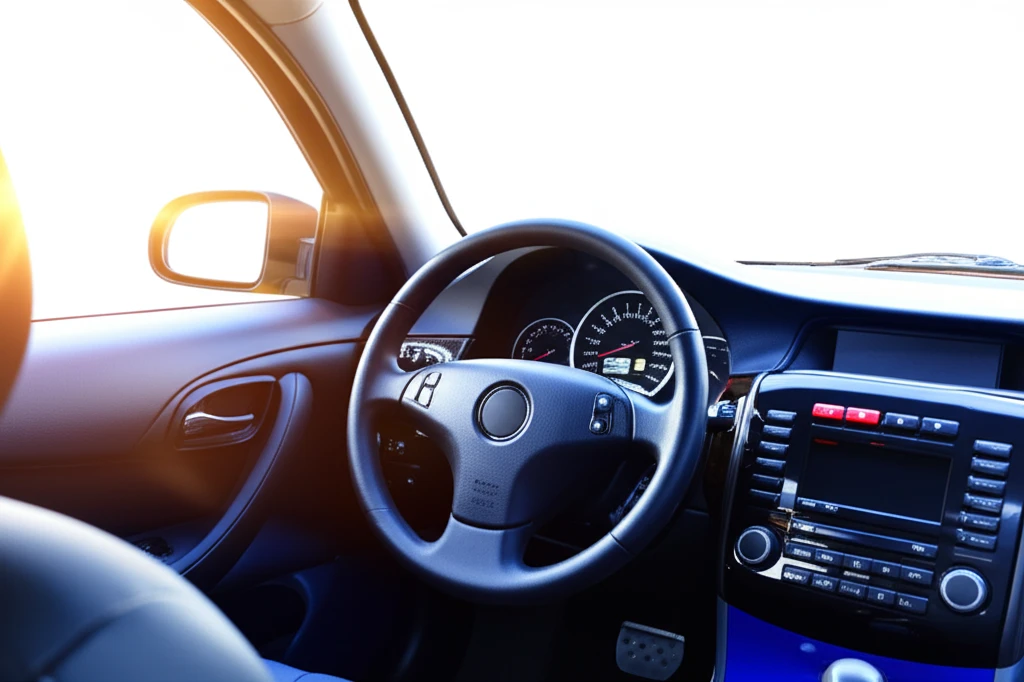 안전운전 필수템, 자동차 썬팅! 블루..