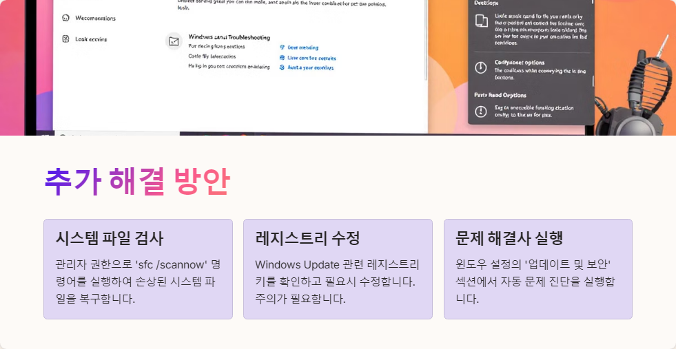 윈도우오류해결