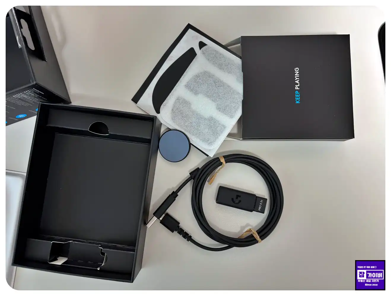 로지텍 지슈라2C 크기와 그립 형태 확인