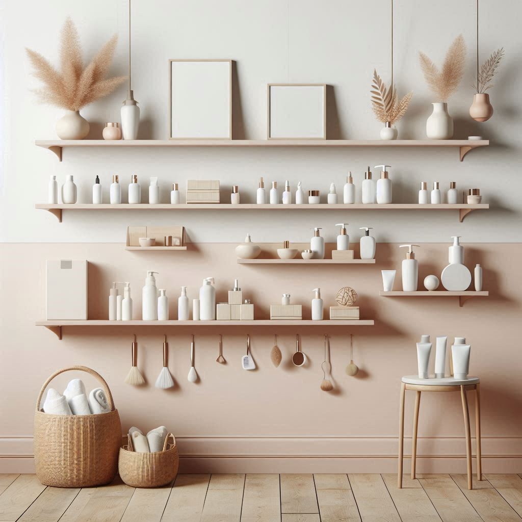 피부,체형관리 샵 배경