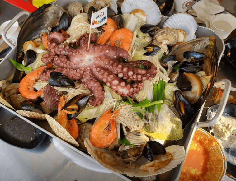 5. 을왕리 조개구이 맛집 " 불타는 조개구이 " 음식 사진