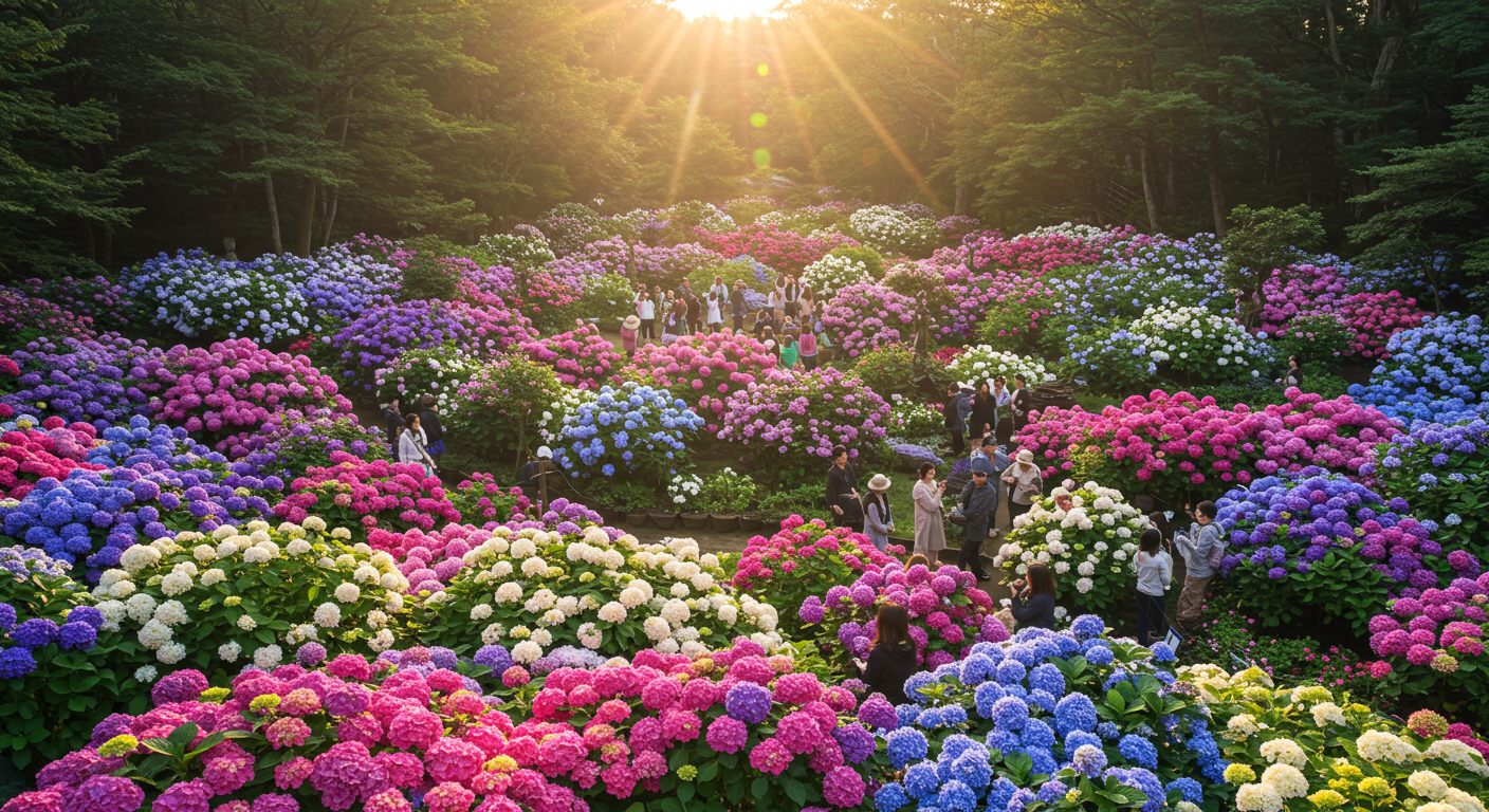 초안산수국동산 찾아가는 법