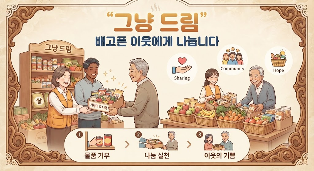 그냥드림 푸드뱅크 운영장소 안내