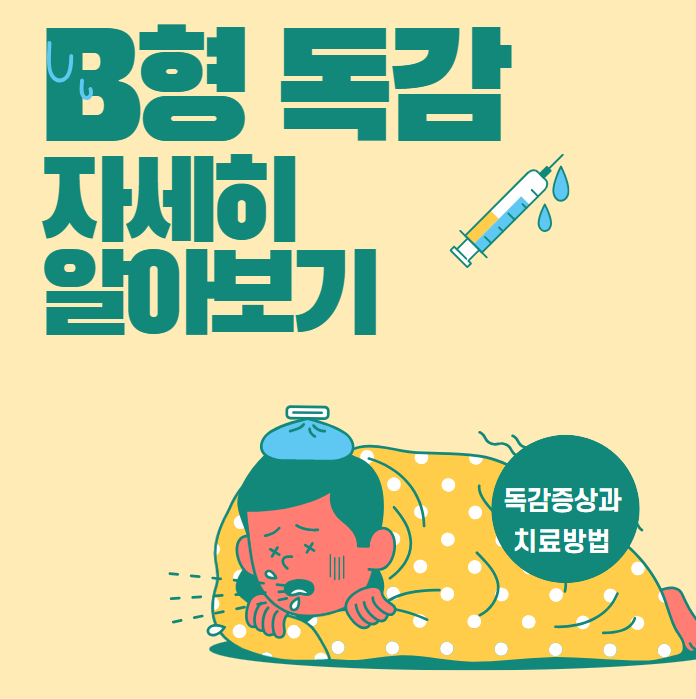 B형 독감 알아보기 이미지