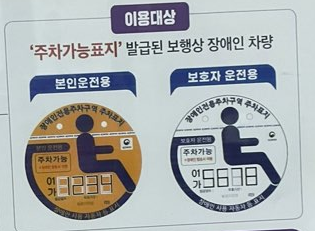 장애인 전용 주차구역 과태료
