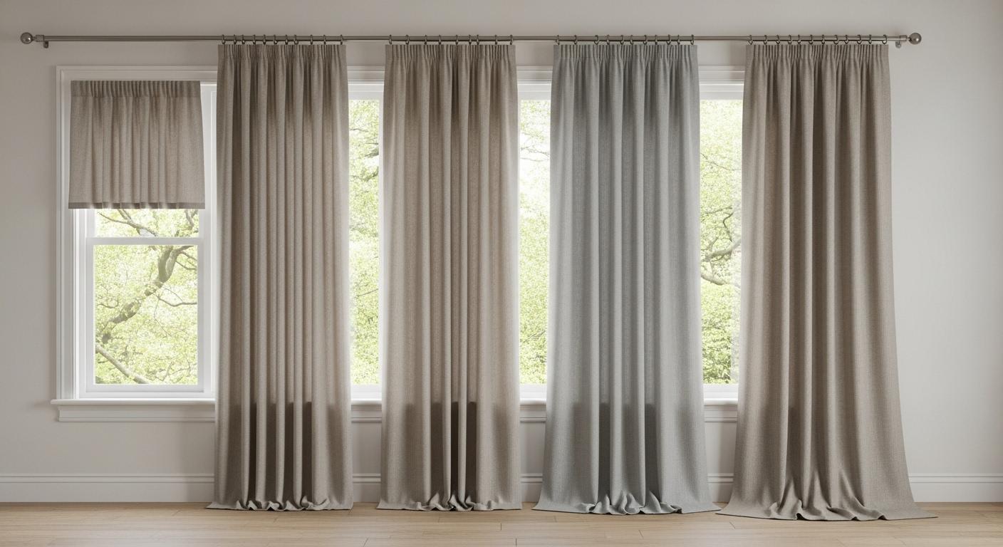 커튼 5폭 사이즈