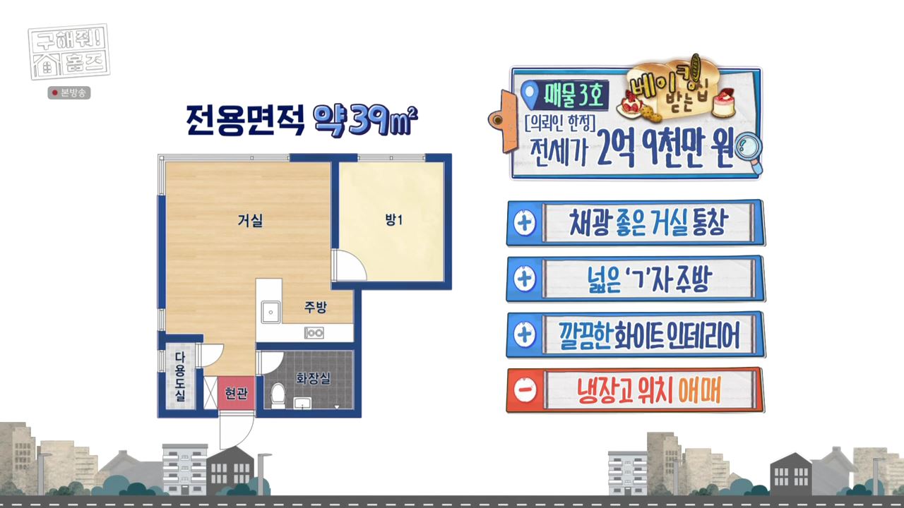 구해줘홈즈 서울 신촌역 30분 내외 전세 2억 1인가구 닥투룸이어 베산임수향 하우스 뷰가빵빵한집 이태원 옵션하나할래요 나는 방하나로 충분해 베이킹받는 집 김포 프렌치아파트 매물