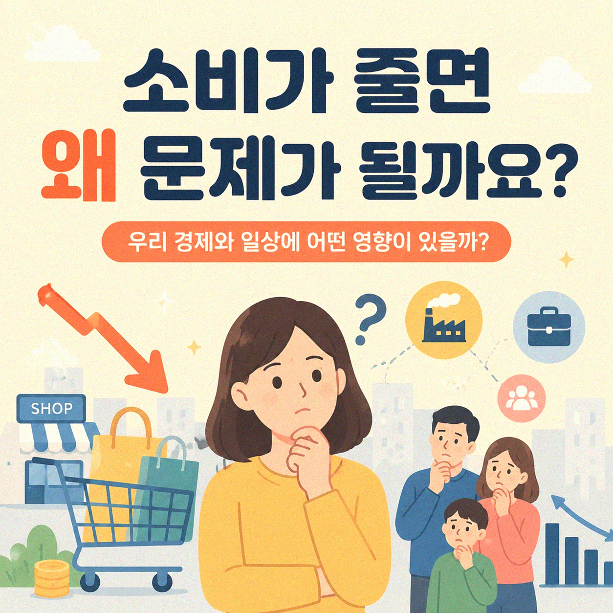 소비가 줄면 우리 경제는 어떻게 될까