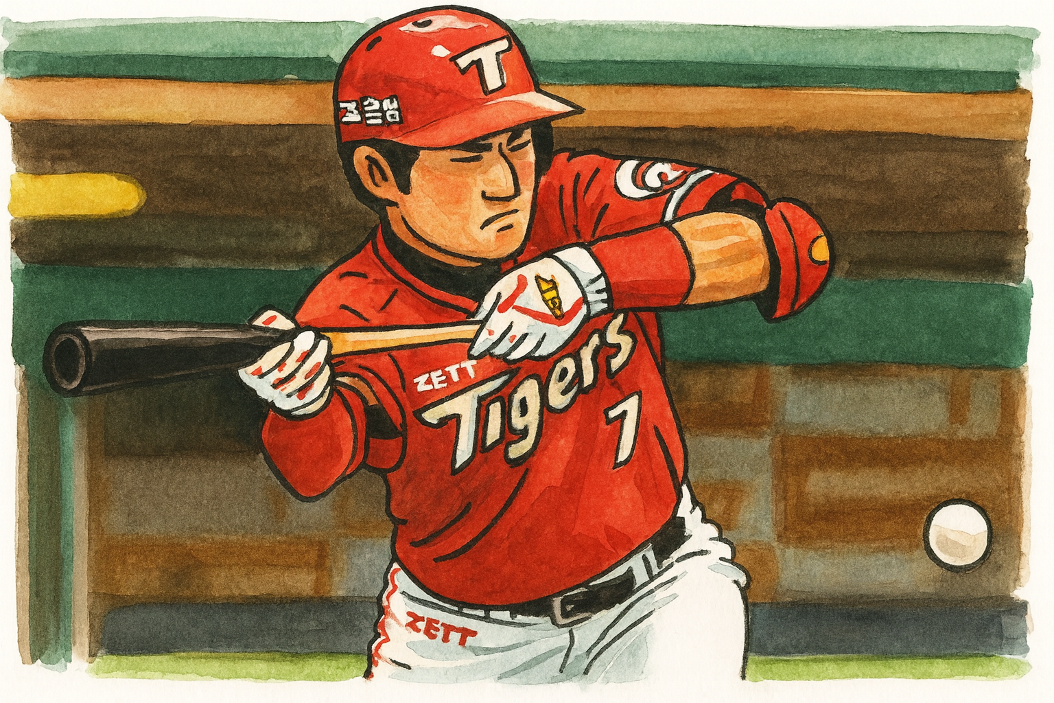 야구 작전 중 페이크 번트 & 슬래시 관련 이미지