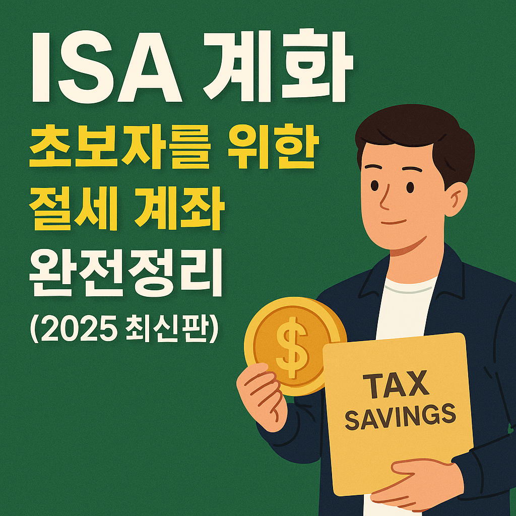 ISA 계좌, 초보자를 위한 절세 계좌 완전정리 (2025 최신판)