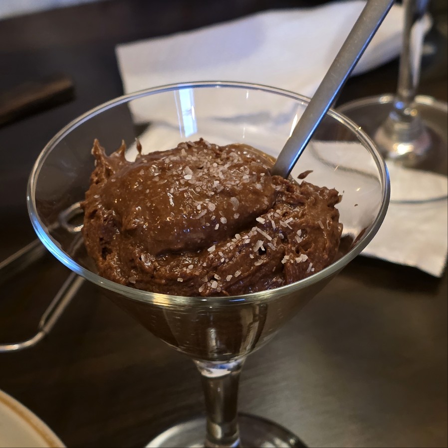 초콜릿 무스 디저트, 프렌치 레스토랑 후식