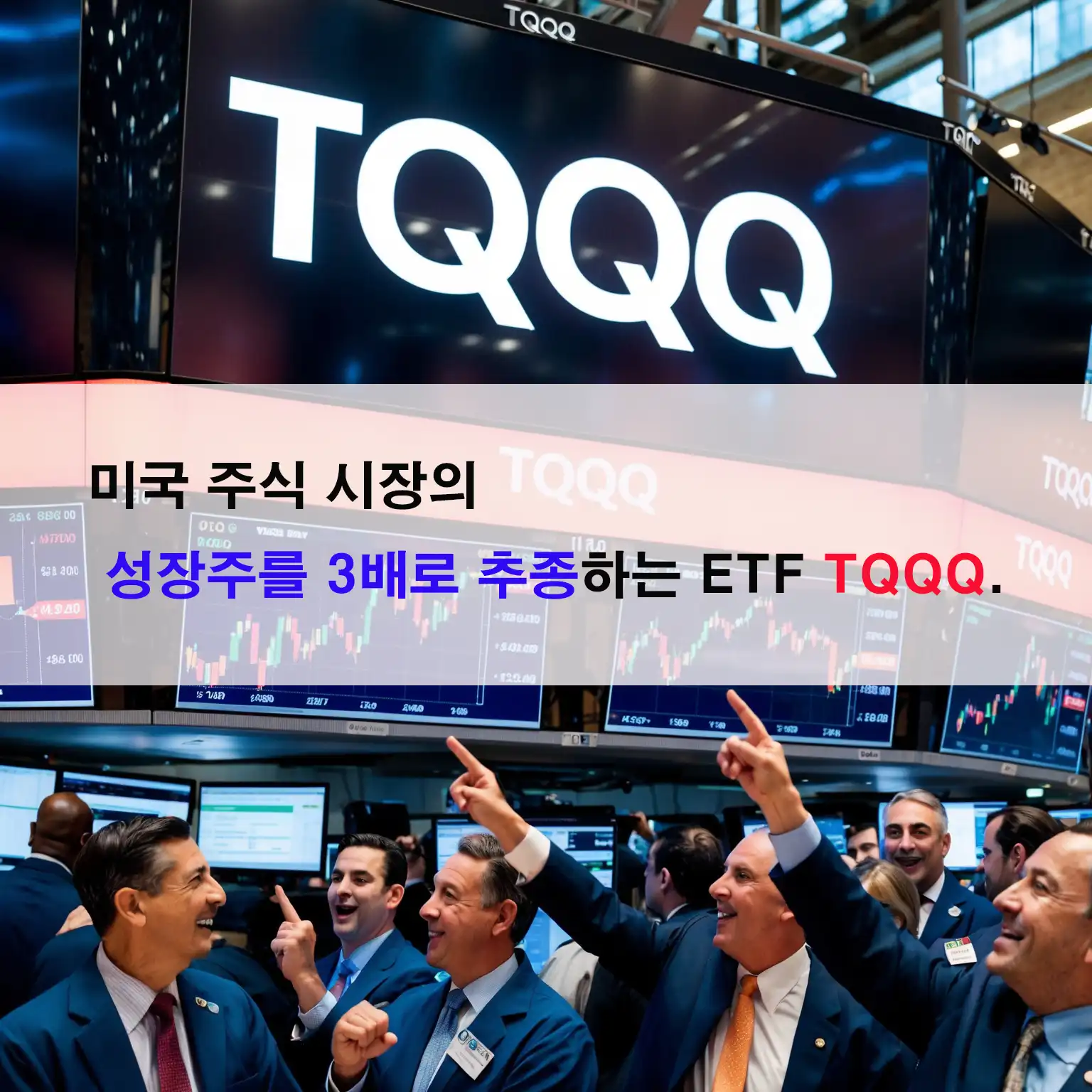 미국 주식 시장의 성장주를 3배로 추종하는 ETF, TQQQ.