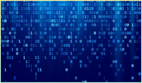 0과 1 디지털 사진을 표현하는 이미지