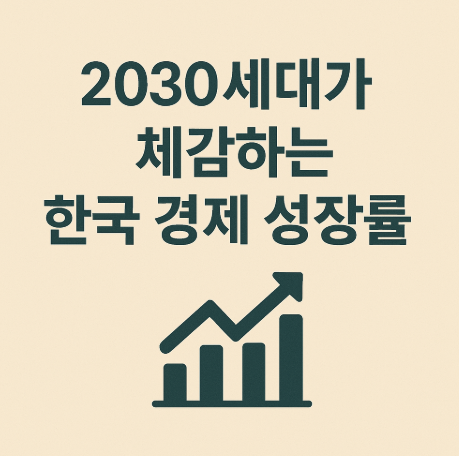 2030세대가 체감하는 한국경제 성장률