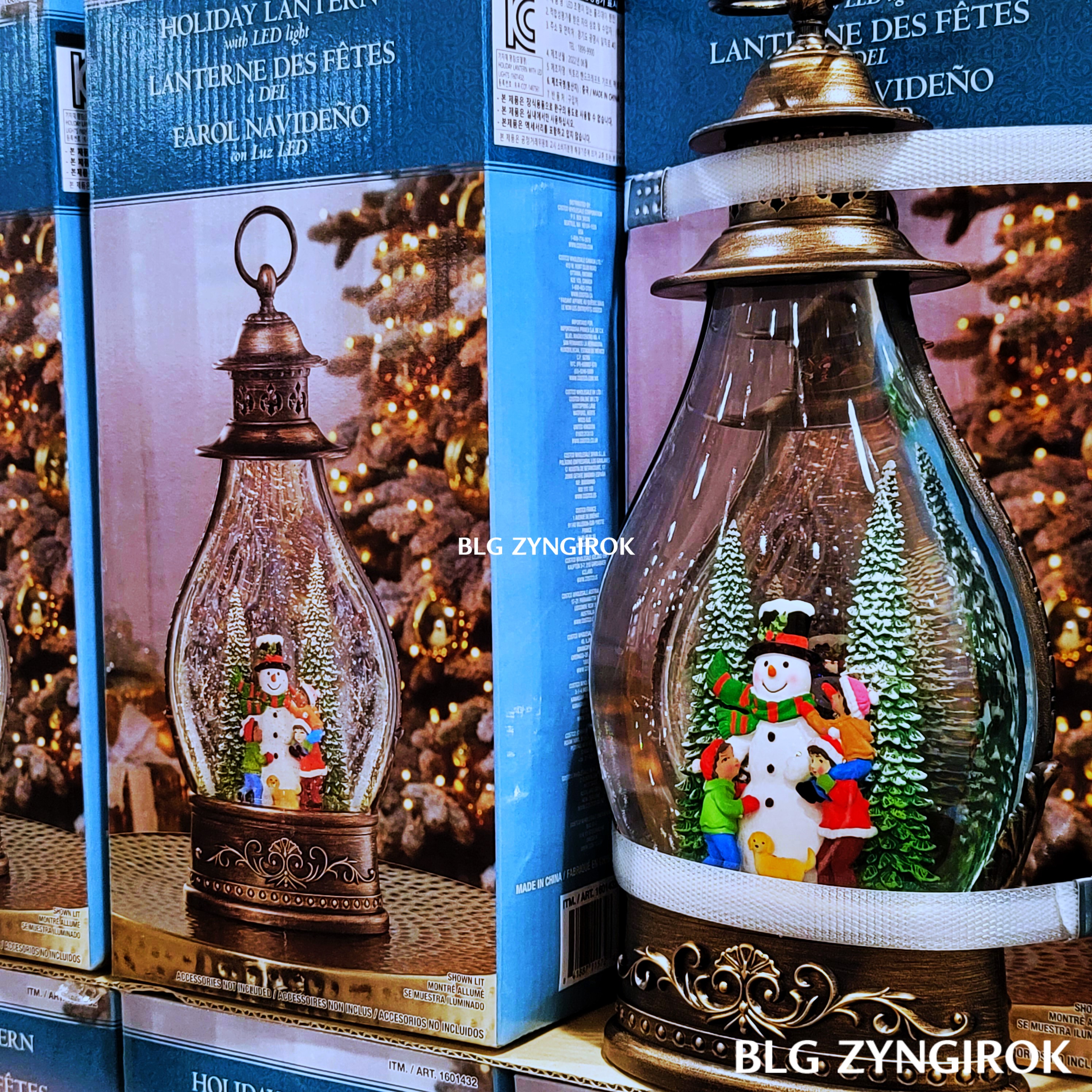 크리스마스-LED-눈사람-랜턴-모습이다.