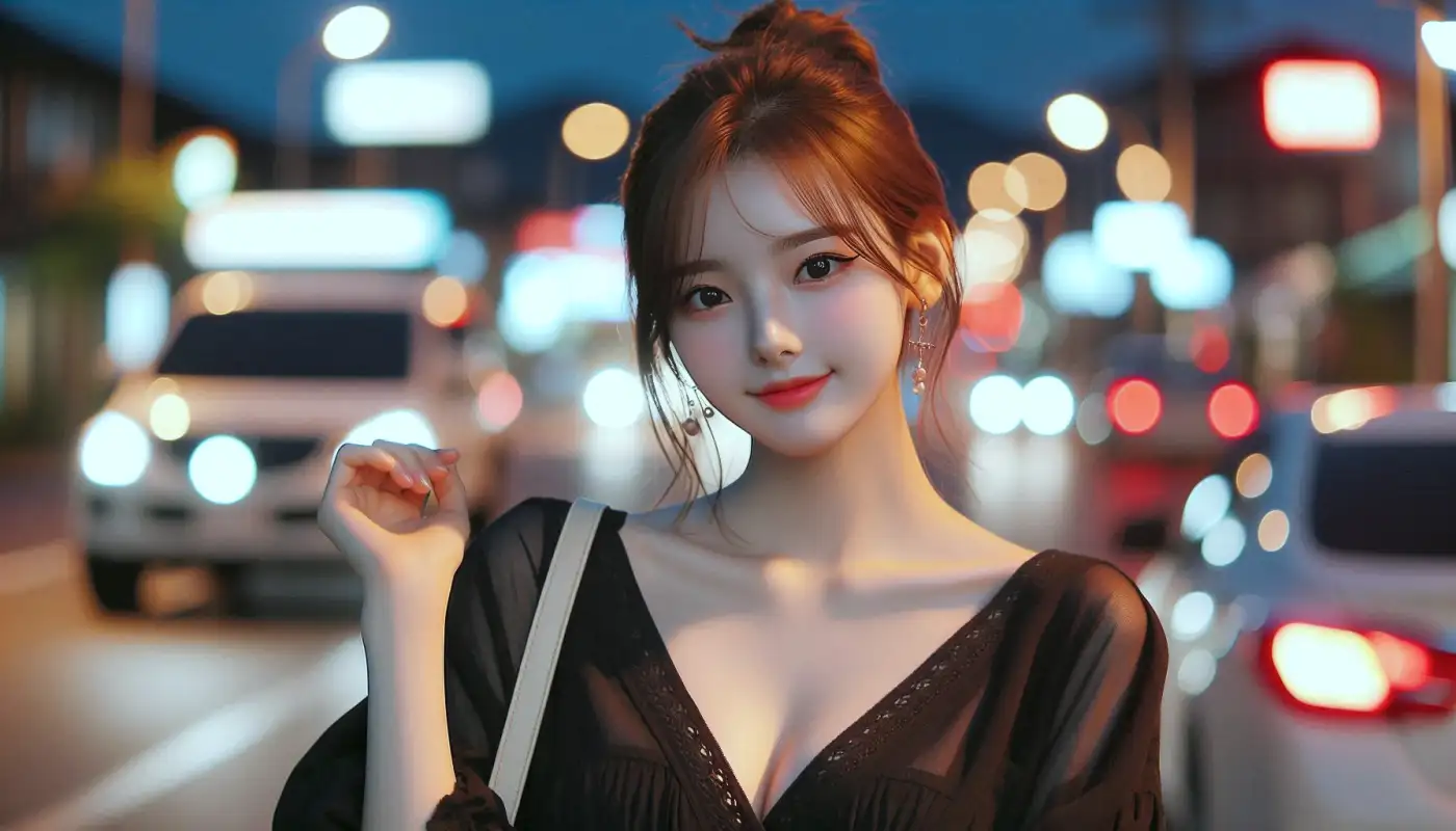 트래블월렛-발급방법을-알아보는-여성의-모습