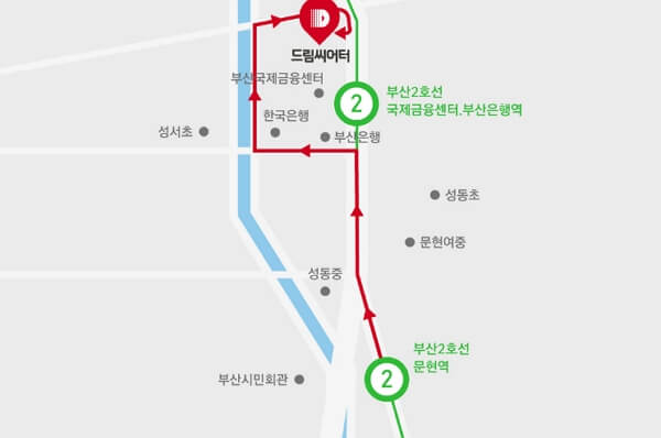 부산 드림씨어터 배치도 및 1,2,3층 좌석시야, 추천 좌석