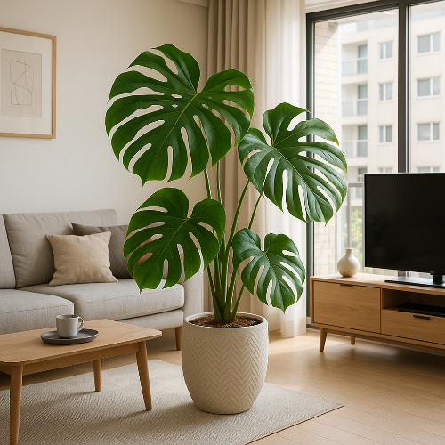 아파트 실내 농업에 적합한 몬스테라 기르기