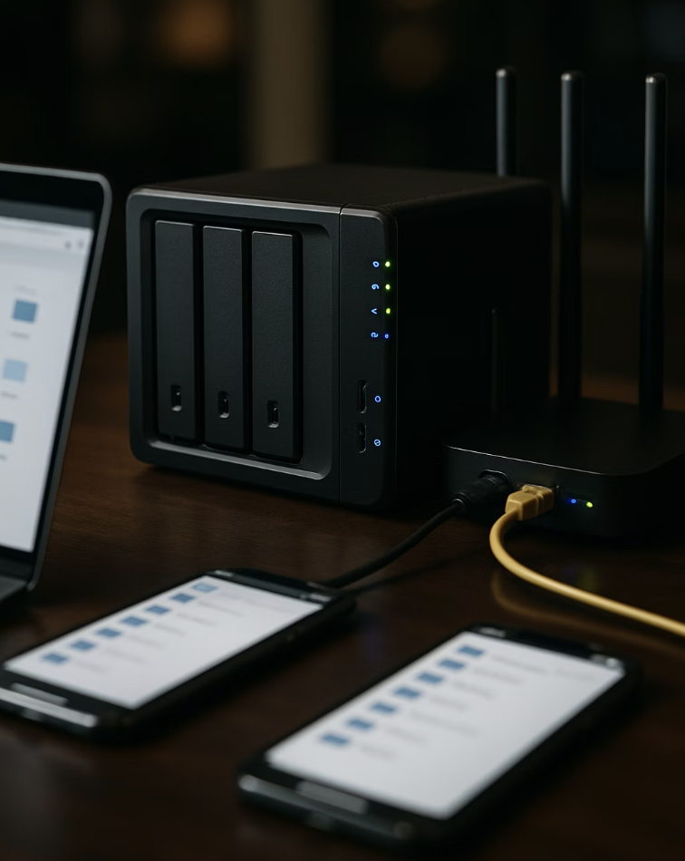 NAS, 우리 집 인터넷에 연결된 개인 금고