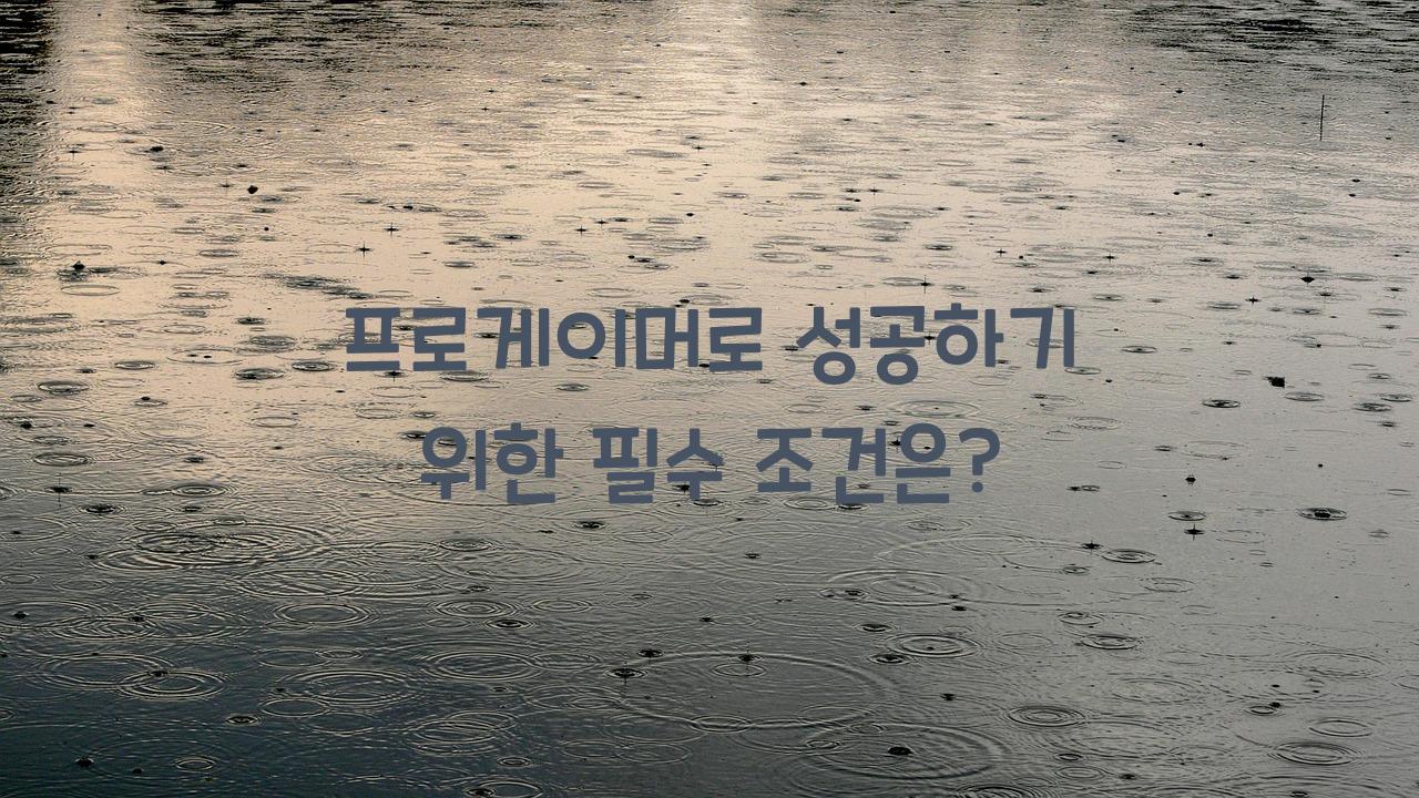프로게이머
