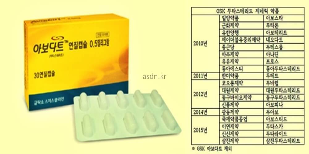 아보다트 효능 효과&#44;성분&#44;가격&#44;부작용 총정리