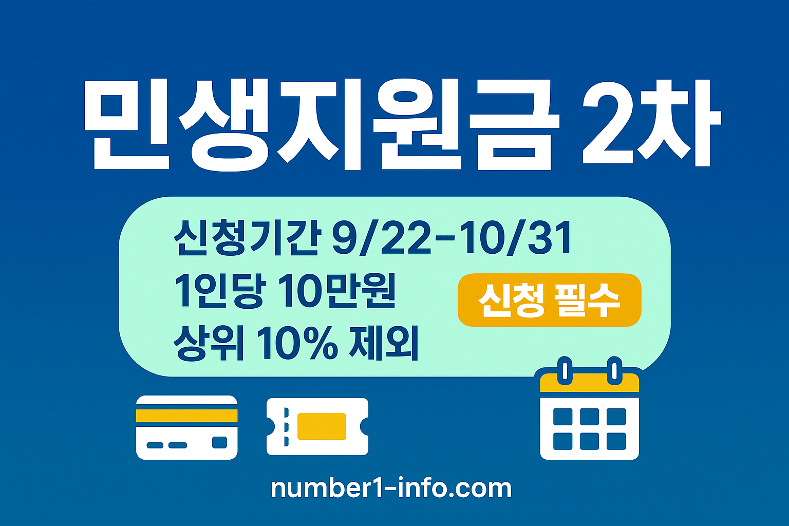 민생지원금 2차 한눈에 끝내는 쉬운 가이드