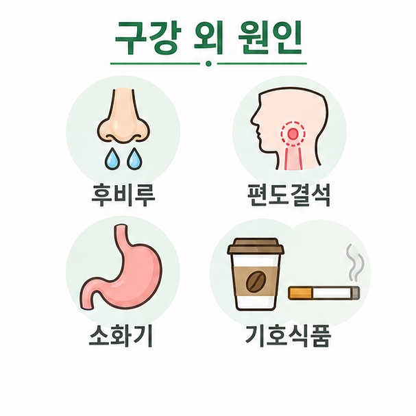 입냄새 구강 외 원인 네 가지 정리