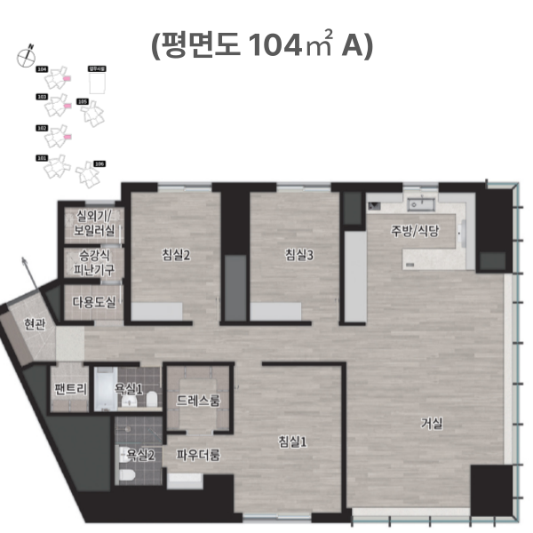 르엘 리버파크 센텀 평면도