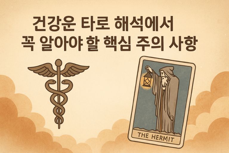 건강운 타로 해석 관련 이미지