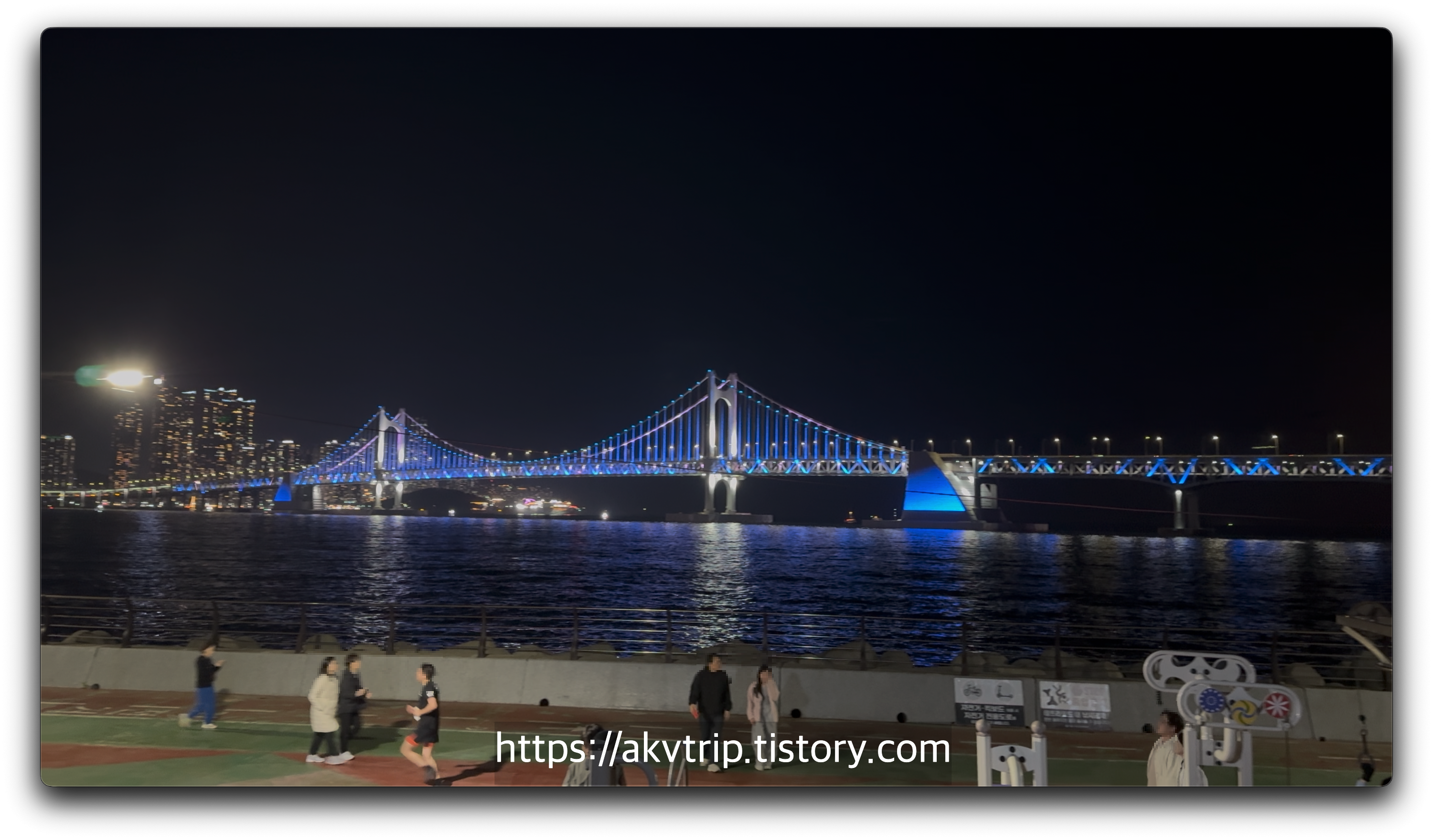 남천동 벚꽃길 밤 산책 후 광안리 드론쇼까지 걷는 부산 봄 트레킹 코스