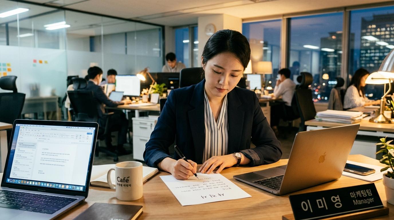 사직서 작성방법