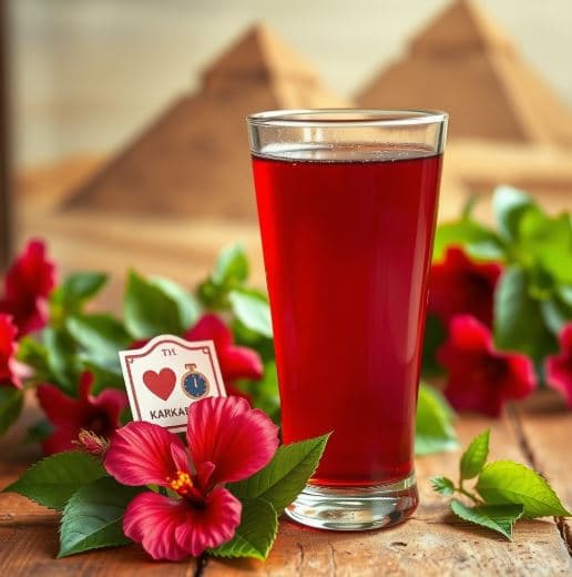 **이집트 – 카르카데(히비스커스 차)**와 혈압 조절