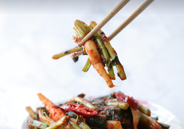 열무 김치의 모습