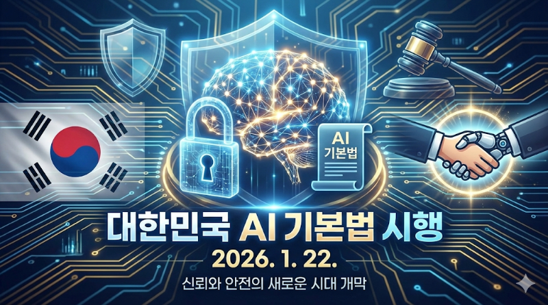 AI 기본법 시대 개막 우리 서비스는 고영향 AI일까 배너 그림