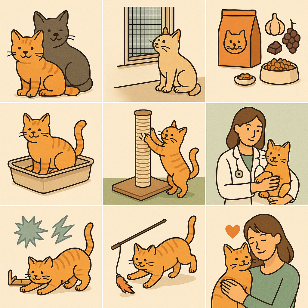 고양이 키울 때 반드시 알아야 할 주의사항 10가지 (초보 집사 필독) 관련 사진