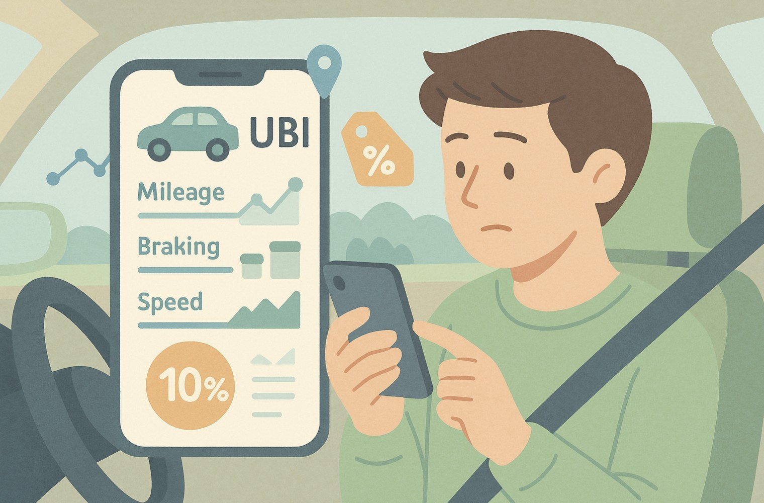 앱 기반 보험(Usage-based Insurance, UBI)